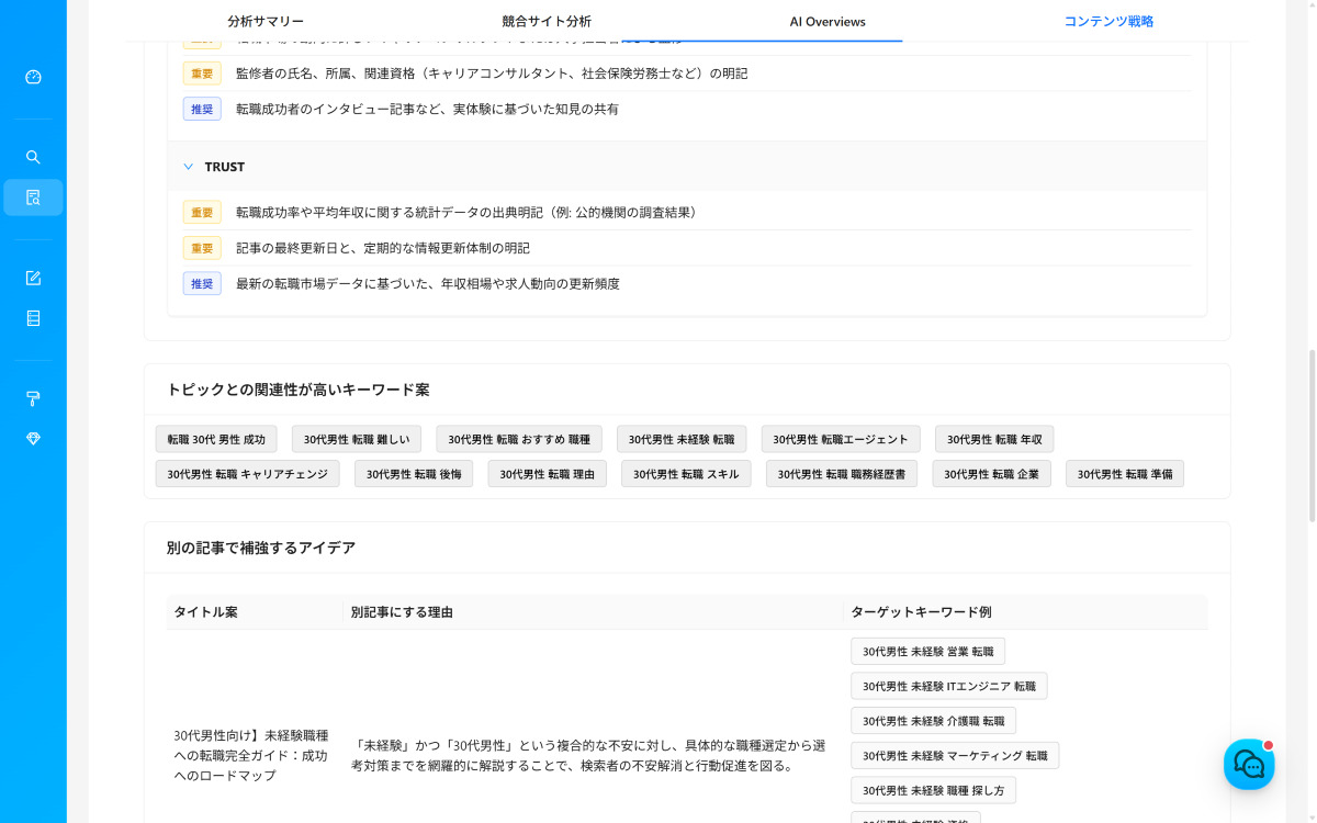 リサーチ・分析画面 6